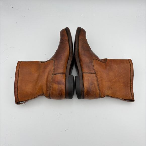 Vintage Pre-50s Chippewa Black Label Leather Utility Roper Boots Men\'s 10.5 main image 4